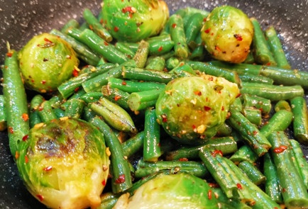 Фото шага рецепта Овощное рагу с сыром дорблю и пармезаном 151762 шаг 8  