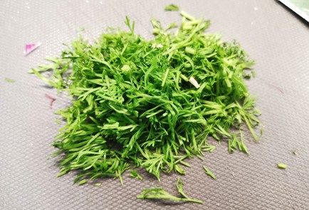 Фото шага рецепта Овощной салат с беконом и пармезаном 140714 шаг 14  