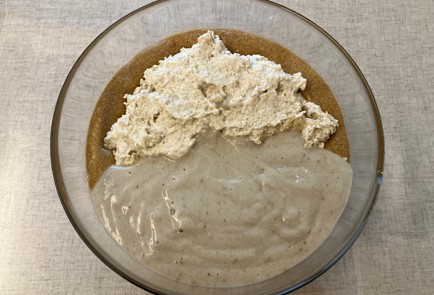 Фото шага рецепта Овсянобанановый манник 174845 шаг 9  