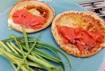 Фото шага рецепта Овсяноблин с перепелиными яйцами 140429 шаг 9  