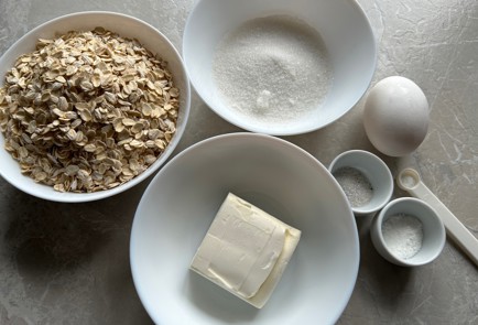 Фото шага рецепта Овсяное печенье 174267 шаг 1  