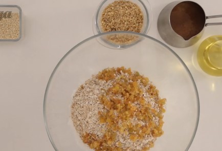 Фото шага рецепта Овсяное печенье с изюмом и кунжутом 19306 шаг 4  