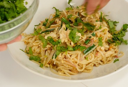 Фото шага рецепта Падтай с курицей 93341 шаг 9  