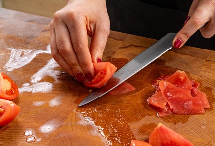 Фото шага рецепта Паэлья из булгура с морепродуктами 176025 шаг 4  