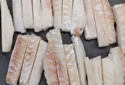 Фото шага рецепта Палочки из трески в овсяном кляре и лимонногорчичном соусе 151583 шаг 6  