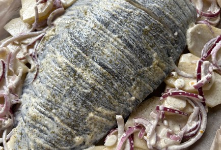 Фото шага рецепта Палтус в духовке 186561 шаг 9  