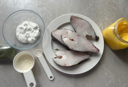 Фото шага рецепта Палтус в сметанном соусе 190039 шаг 1  