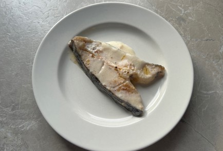 Фото шага рецепта Палтус в сметанном соусе 190039 шаг 10  