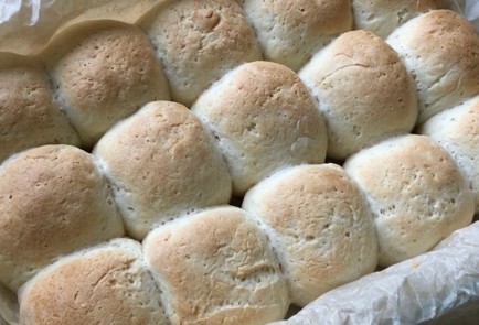 Фото шага рецепта Пампушки с чесноком 174350 шаг 13  