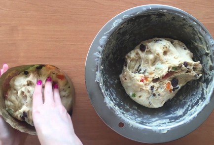 Фото шага рецепта Панеттоне итальянский пасхальный кулич 69077 шаг 6