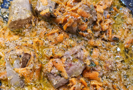 Фото шага рецепта Паштет из говяжьей печени с майораном 151942 шаг 6  