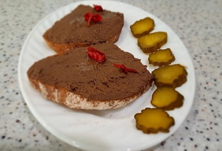 Фото шага рецепта Паштет из говяжьей печени с яблоками 190095 шаг 12  