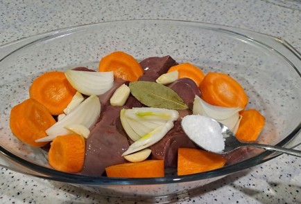 Фото шага рецепта Паштет из говяжьей печени с яблоками 190095 шаг 6  