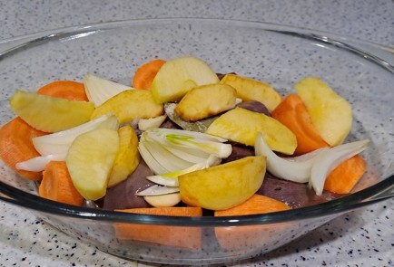 Фото шага рецепта Паштет из говяжьей печени с яблоками 190095 шаг 7  