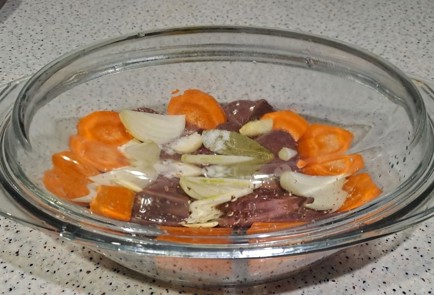 Фото шага рецепта Паштет из говяжьей печени с яблоками 190095 шаг 8  