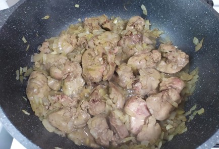 Фото шага рецепта Паштет из куриной печени 190381 шаг 4  