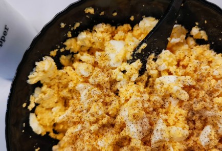 Фото шага рецепта Паштет из перепелиных яиц 174435 шаг 6  