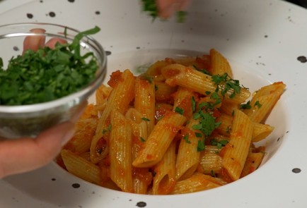 Фото шага рецепта Паста арабьята 139739 шаг 9  