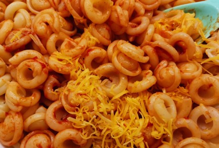 Фото шага рецепта Паста с базиликом и сыром чеддер 176011 шаг 7  