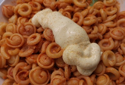 Фото шага рецепта Паста с базиликом и сыром чеддер 176011 шаг 8  