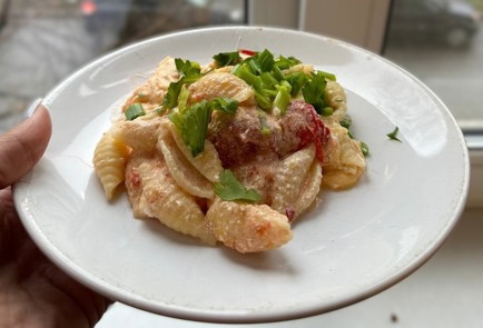 Фото шага рецепта Паста с сыром фета 176183 шаг 8  