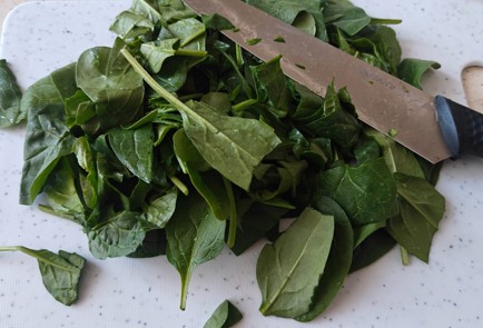 Фото шага рецепта Паста со шпинатом 191540 шаг 10