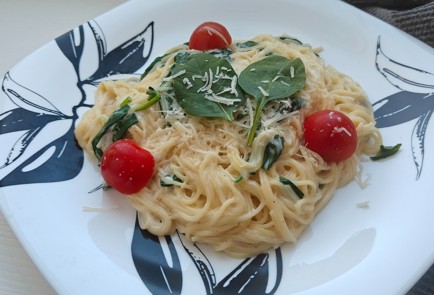 Фото шага рецепта Паста со шпинатом 191540 шаг 13