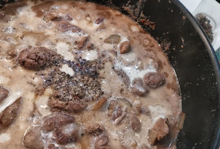 Фото шага рецепта Печень цыплят с сыром 174418 шаг 9