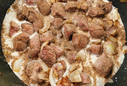 Фото шага рецепта Печень в сливочном соусе 191163 шаг 8