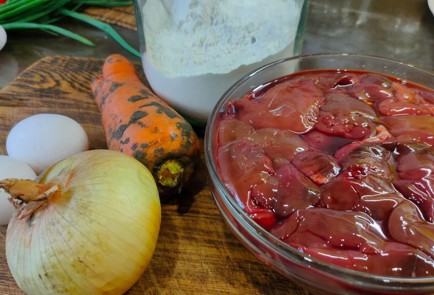 Фото шага рецепта Запеканка из куриной печени 175455 шаг 1  