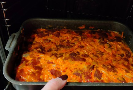 Фото шага рецепта Запеканка из куриной печени 175455 шаг 12  