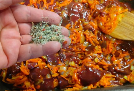 Фото шага рецепта Запеканка из куриной печени 175455 шаг 7  