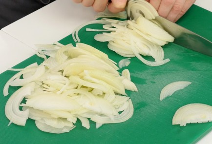 Фото шага рецепта Печеночный торт с морковью и луком 34150 шаг 7  