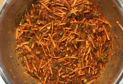 Фото шага рецепта Пэчху кимчи из пекинской капусты 190572 шаг 2  