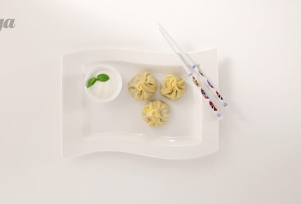 Фото шага рецепта Пельмени из яичного теста с имбирной бараниной 17877 шаг 5