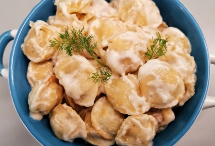 Фото шага рецепта Пельмени в духовке 173411 шаг 10  