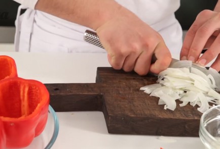 Фото шага рецепта Перцы фаршированные кускусом 20762 шаг 3  