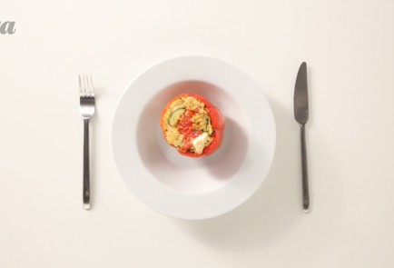 Фото шага рецепта Перцы фаршированные кускусом 20762 шаг 4  