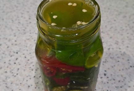 Фото шага рецепта Чилиперец на зиму в кислосладкой заливке 190598 шаг 11  