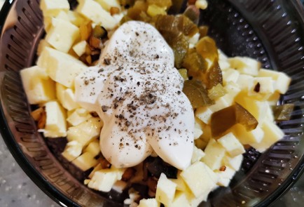 Фото шага рецепта Перец фаршированный грибами и баклажаном 173961 шаг 10  