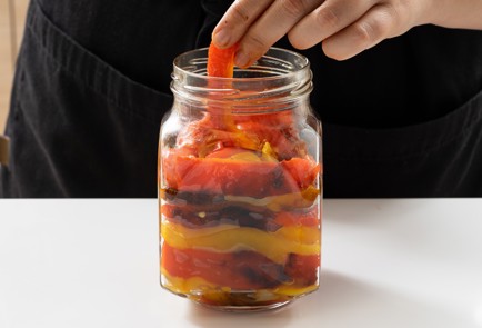 Фото шага рецепта Перец на зиму в медовом маринаде 139895 шаг 6  