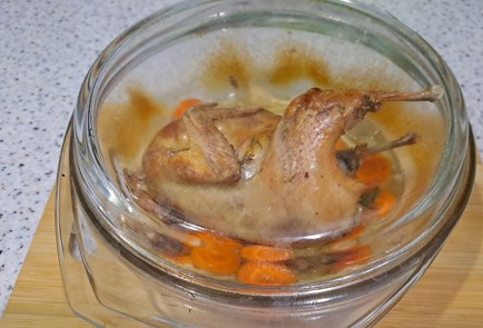 Фото шага рецепта Перепел в духовке с укропом морковью и луком 189555 шаг 10  