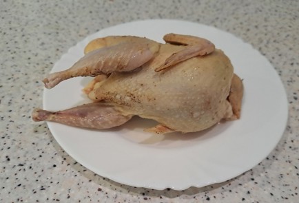 Фото шага рецепта Перепел в духовке с укропом морковью и луком 189555 шаг 2  