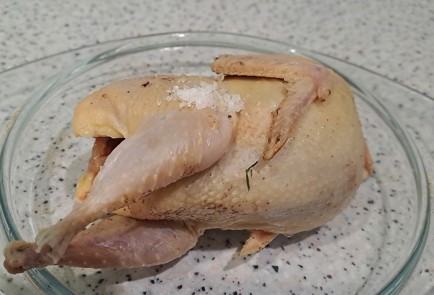 Фото шага рецепта Перепел в духовке с укропом морковью и луком 189555 шаг 4  