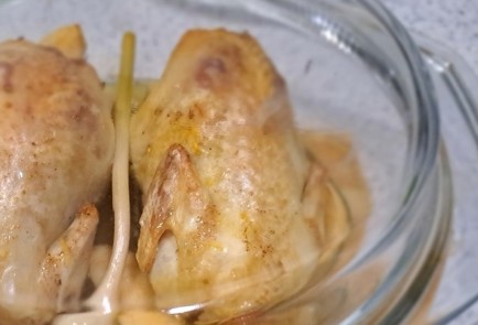 Фото шага рецепта Перепела в духовке с апельсином 189557 шаг 10  