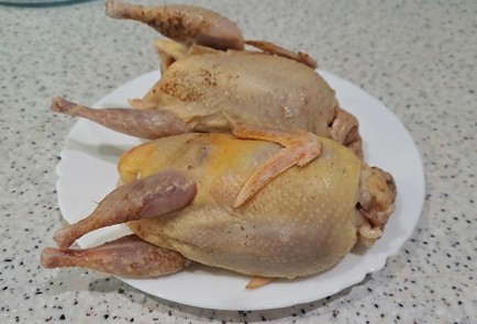 Фото шага рецепта Перепела в духовке с апельсином 189557 шаг 2  