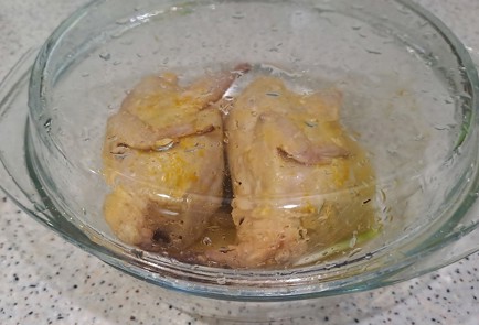 Фото шага рецепта Перепела в духовке с апельсином 189557 шаг 9  