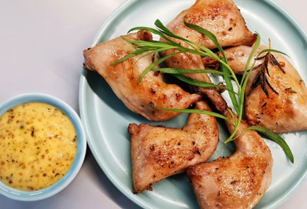 Фото шага рецепта Перепелиные ножки пофранцузски 174448 шаг 12  