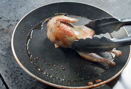 Фото шага рецепта Перепелка с чечевицей 30391 шаг 2