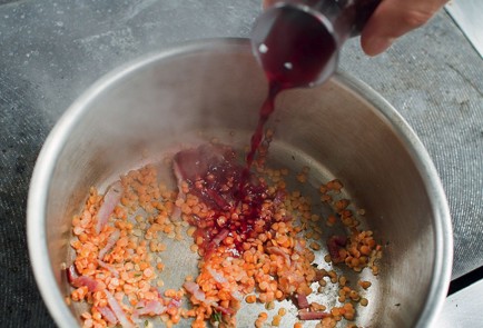 Фото шага рецепта Перепелка с чечевицей 30391 шаг 3